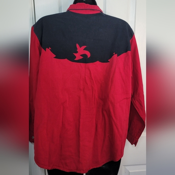 The Vintage Southwest Canyon Rodeo Cowgirl Button Down Shirt in size Medium - Picture 7 of 9